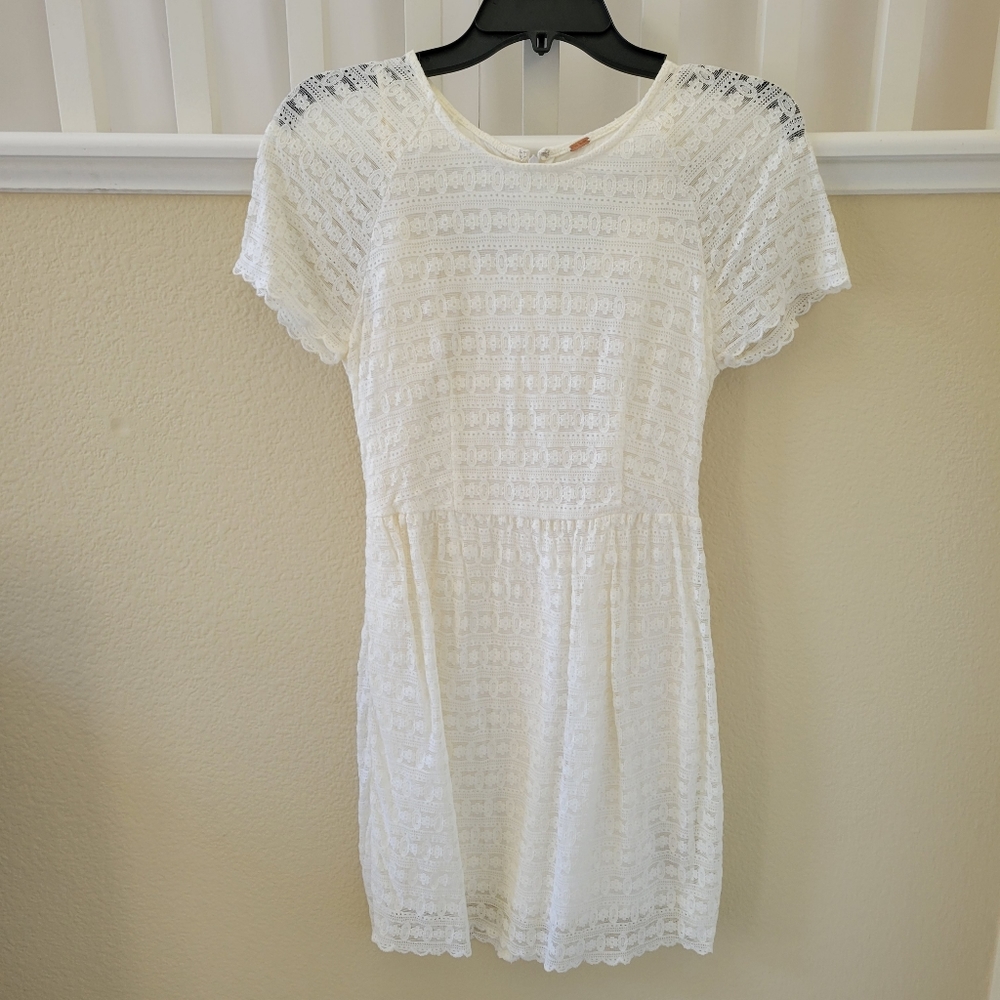 Free People Women's Lace Mini Dress